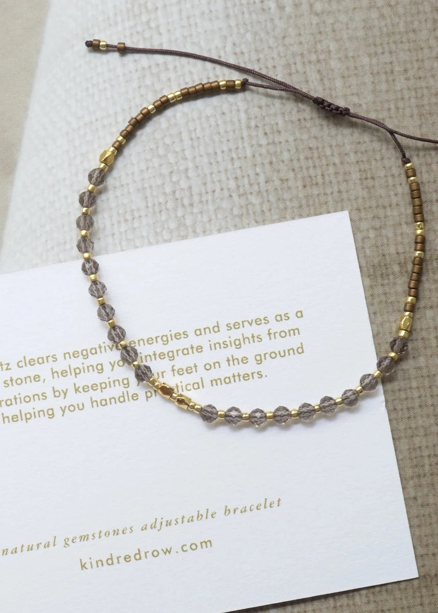 Kindred Row Smoky Quartz Gemstone Bracelet
