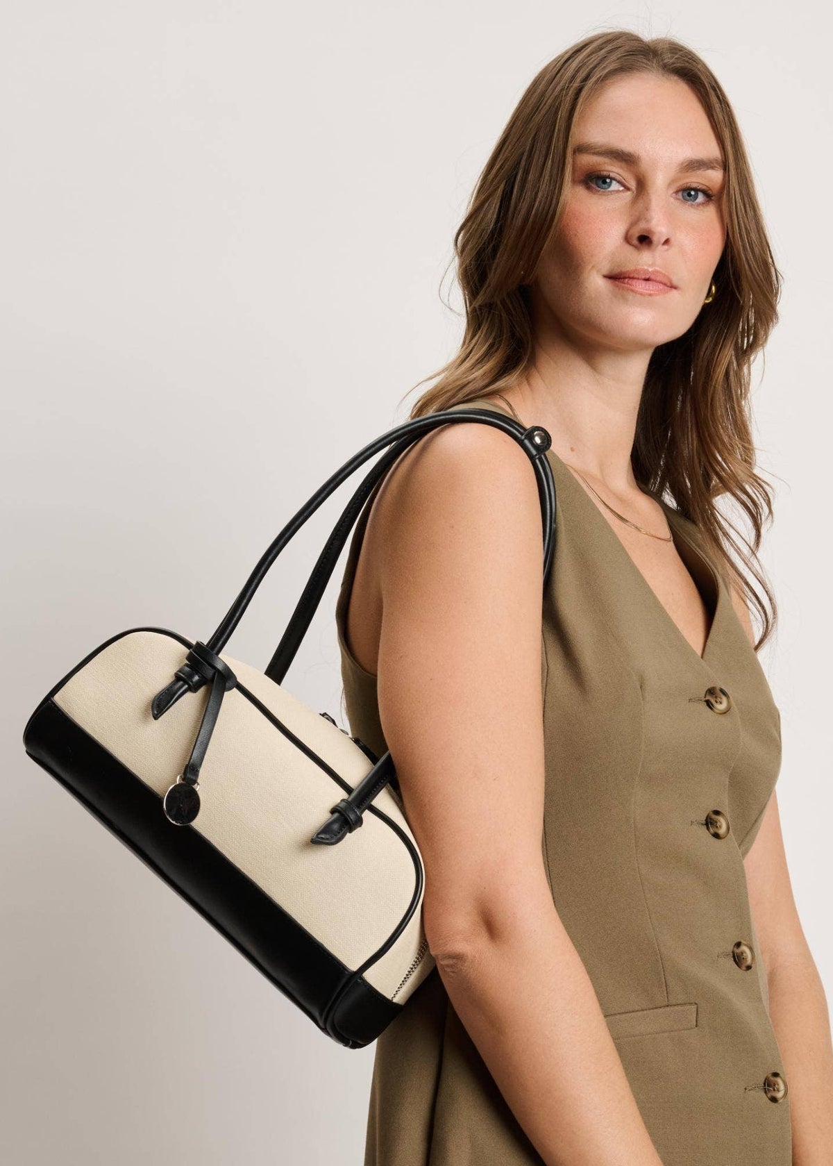 Moda Luxe Paloma Canvas Shoulder Bag