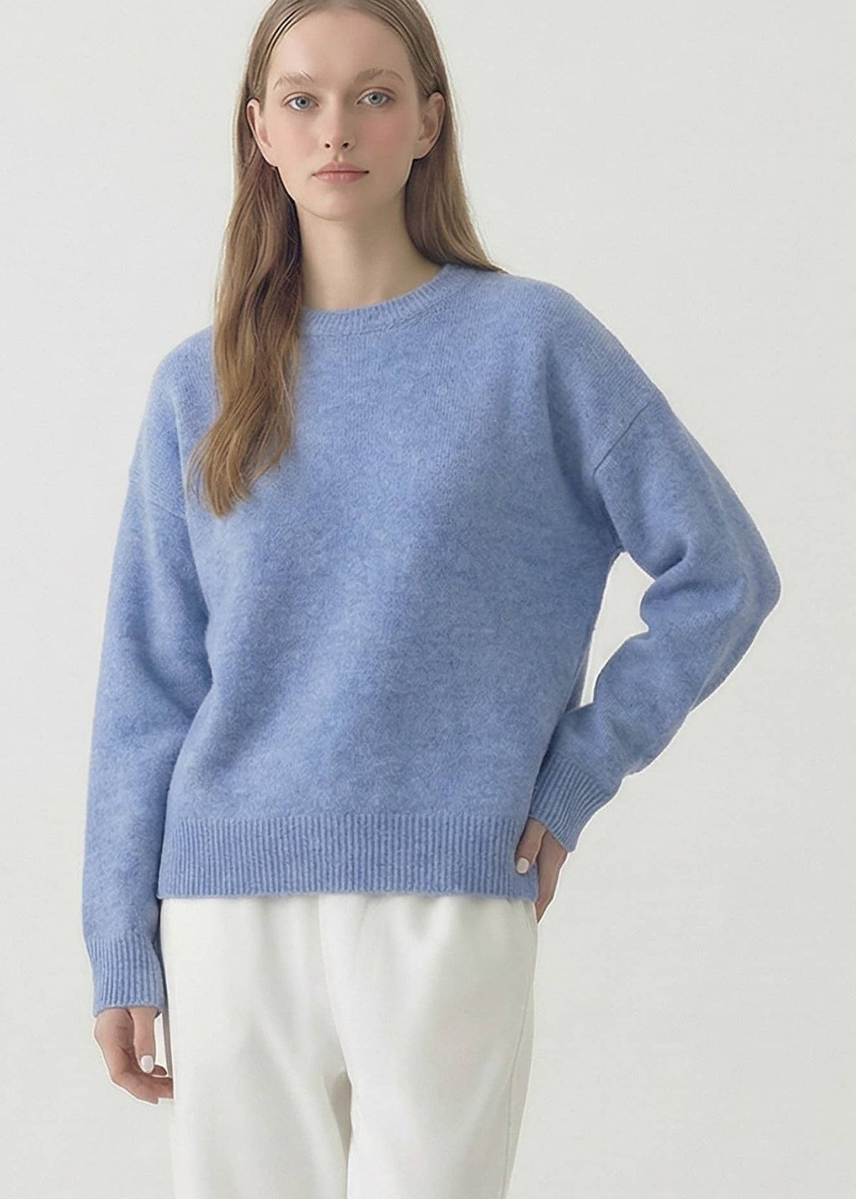 Olivia Dusty Blue Sweater