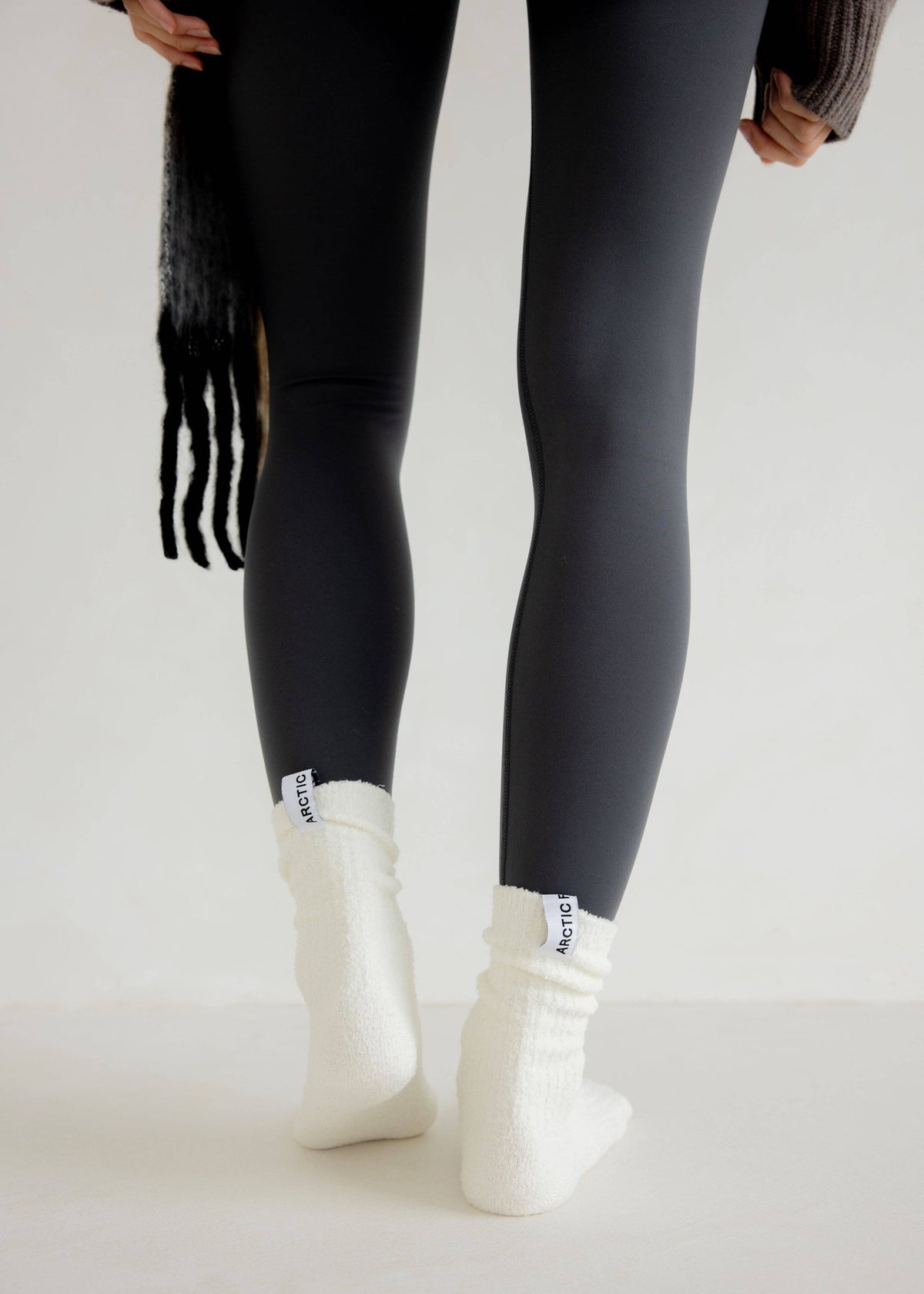 Arctic Fox Cosy Socks- White