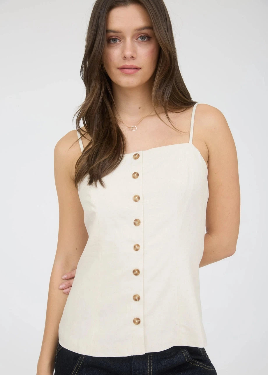 Ella Linen Tank Top