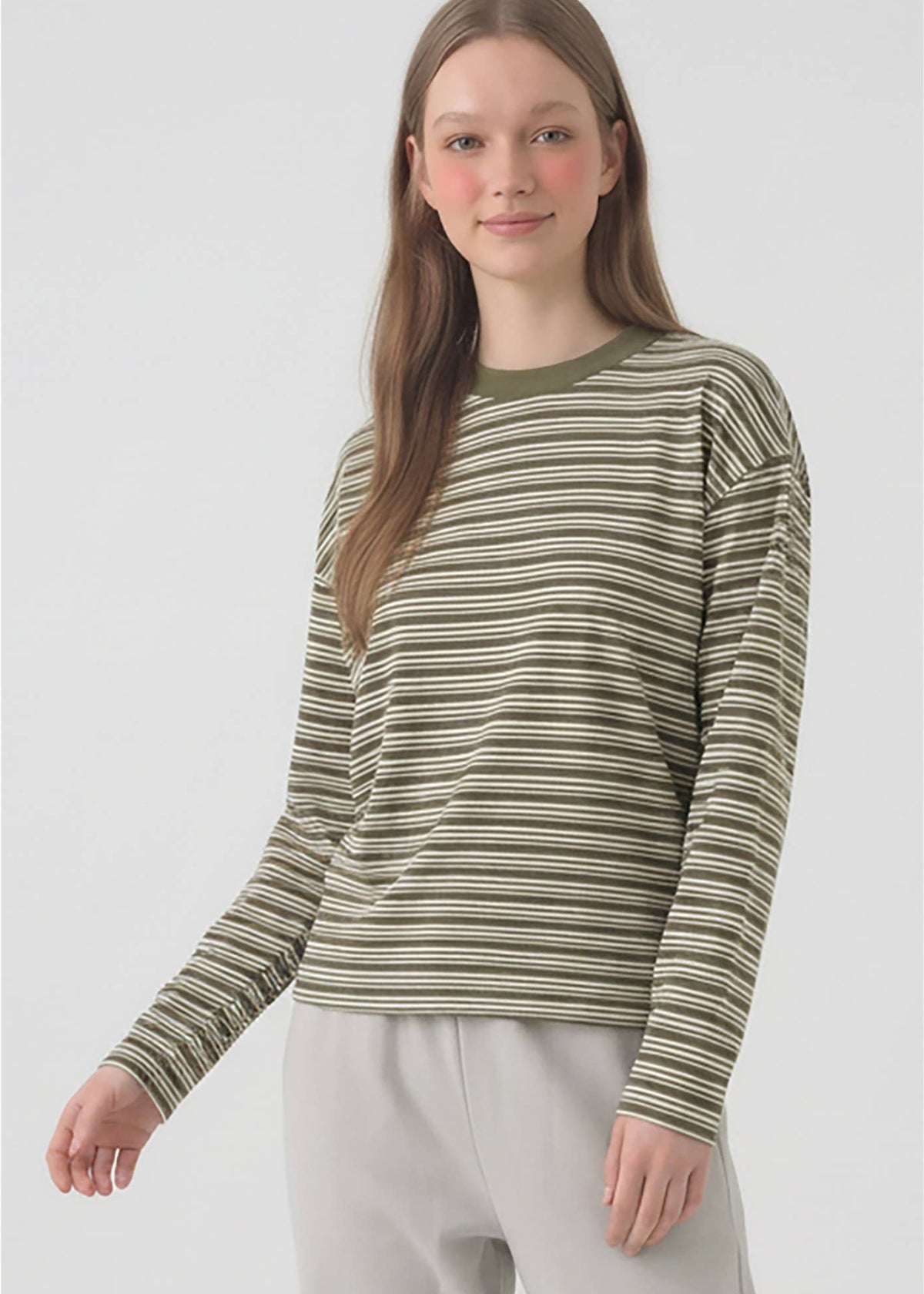Carly Relaxed Striped Longsleeve
