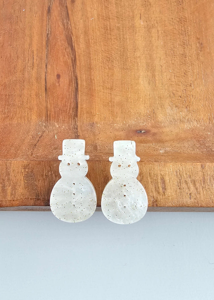 Snowman Stud Earrings