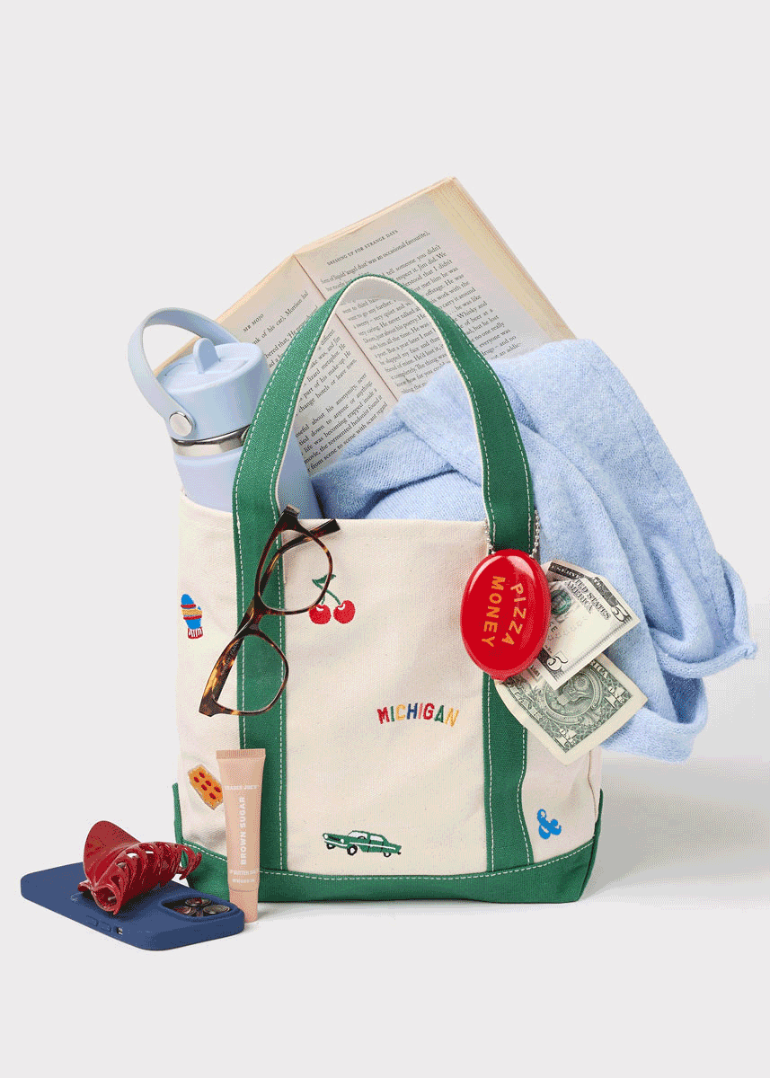 Michigan Icons Small Tote
