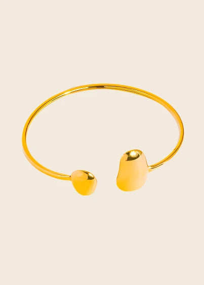 Mazie Thin Bracelet in Yellow Gold