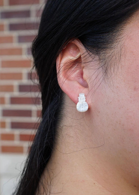 Snowman Stud Earrings