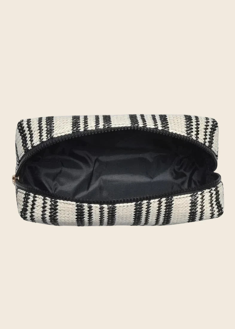 Voyage Stripe Cosmetic & Travel Organizer Pouch
