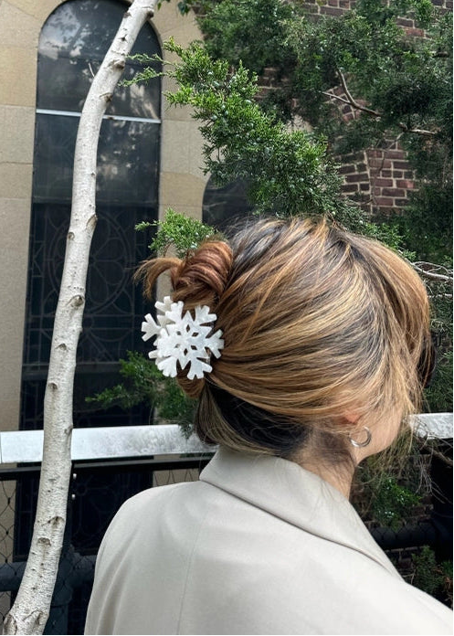 Snowflake Claw Clip