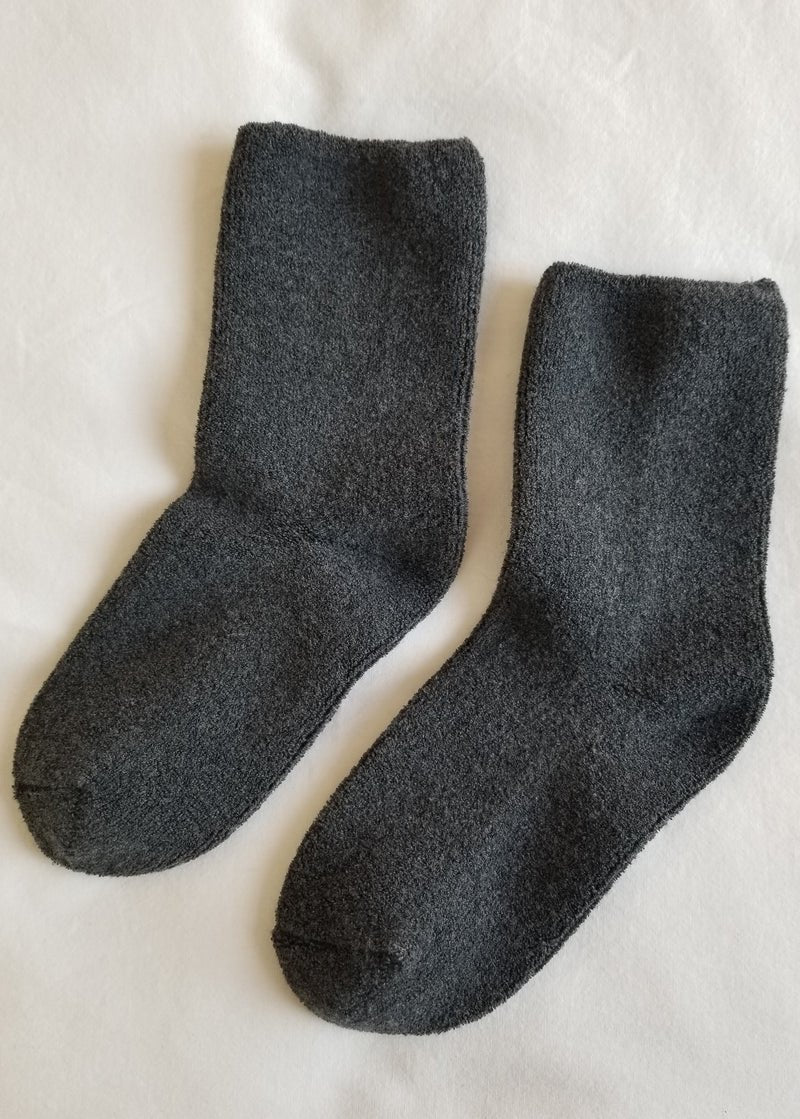 Cloud Socks in Charcoal