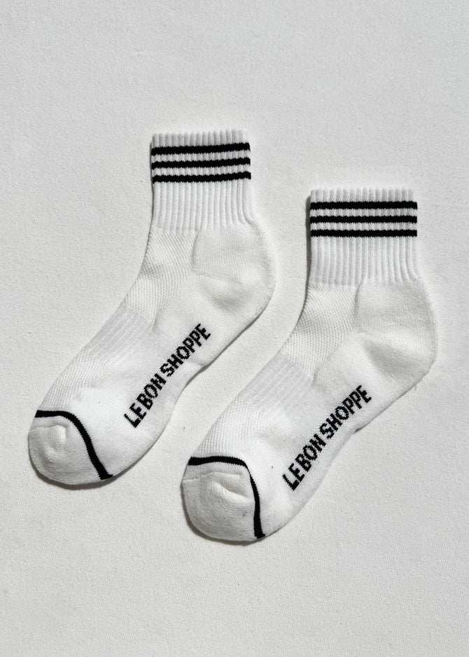 Le Bon Shoppe Girlfriend Socks in White