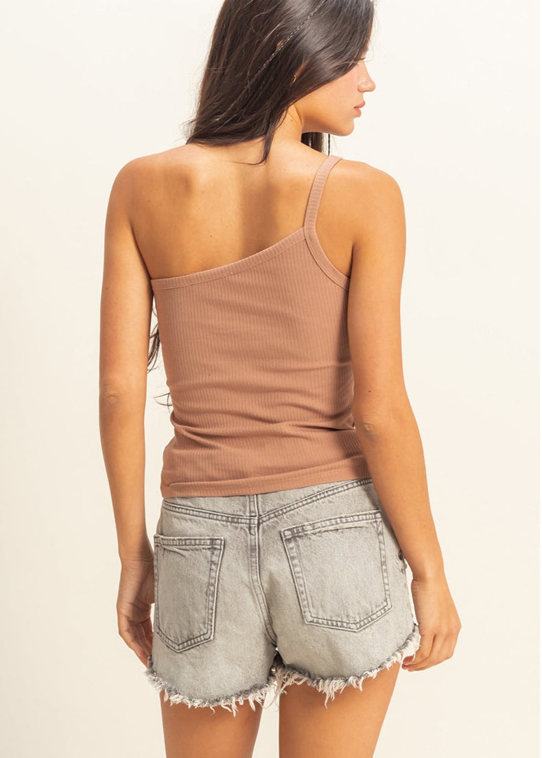 Lyndsey One-Shoulder Cami Top