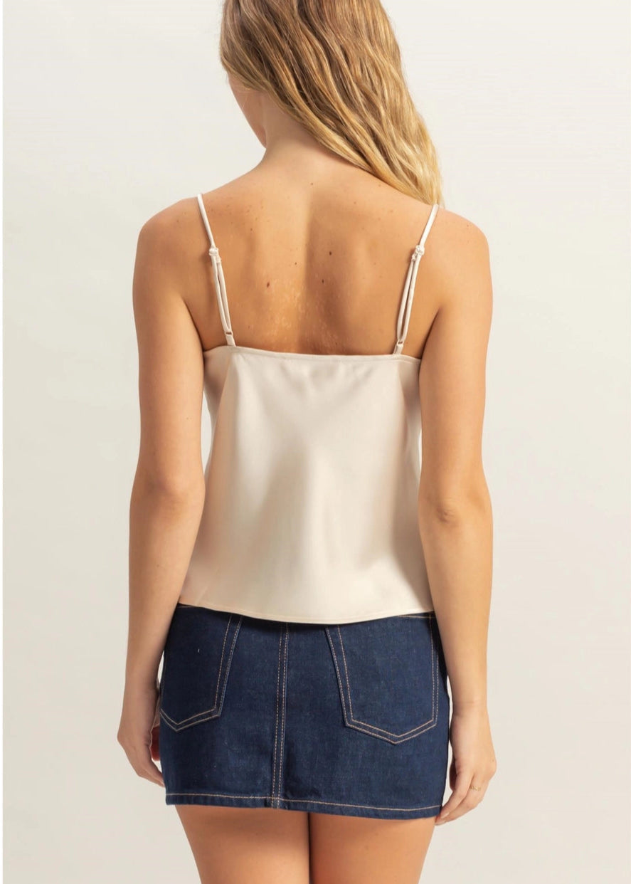 Loren Satin Cami Top