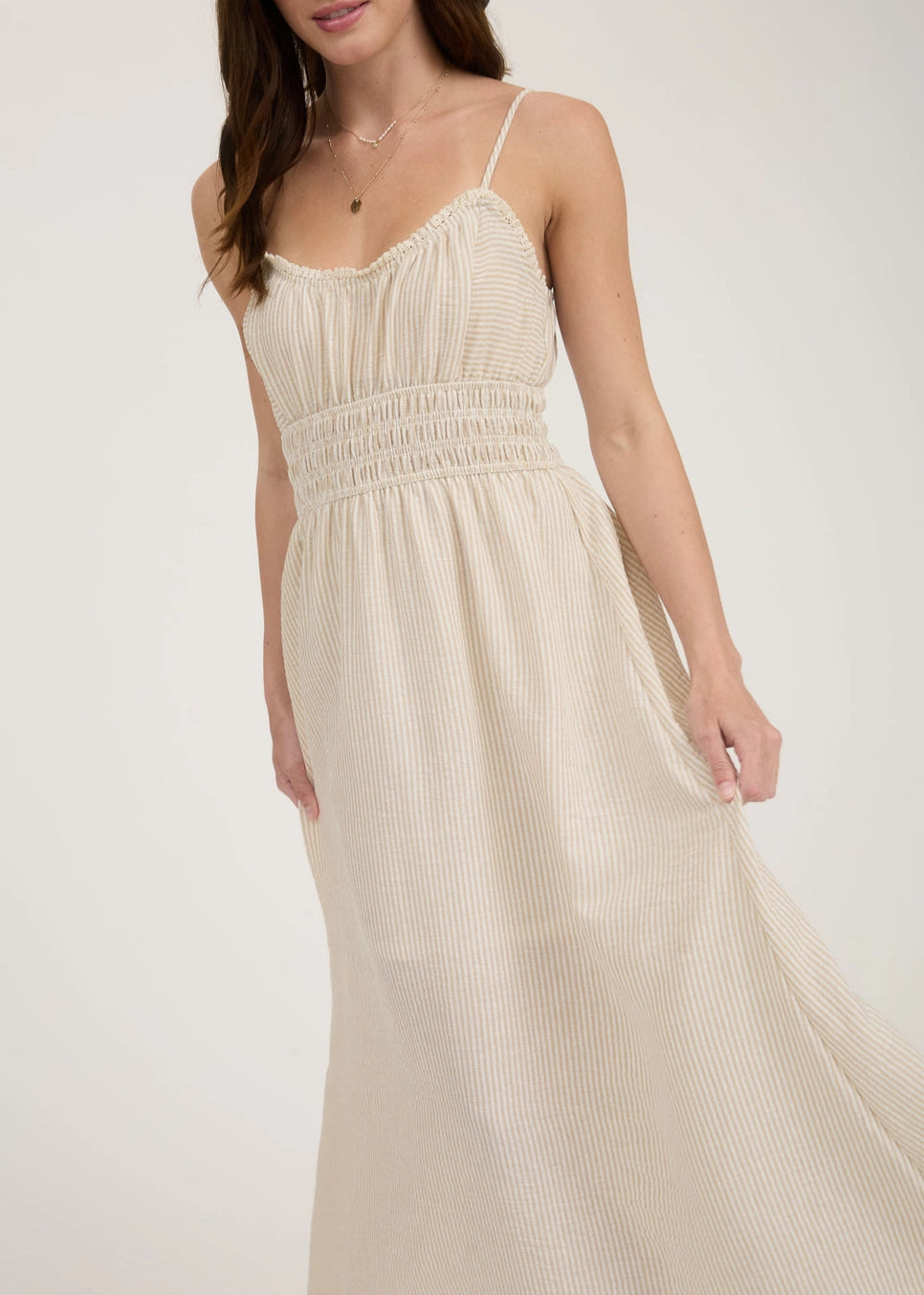 Izzy Striped Midi Dress