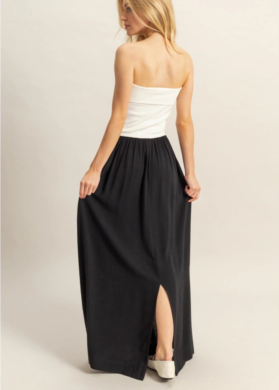 Maddy Strapless Maxi Dress