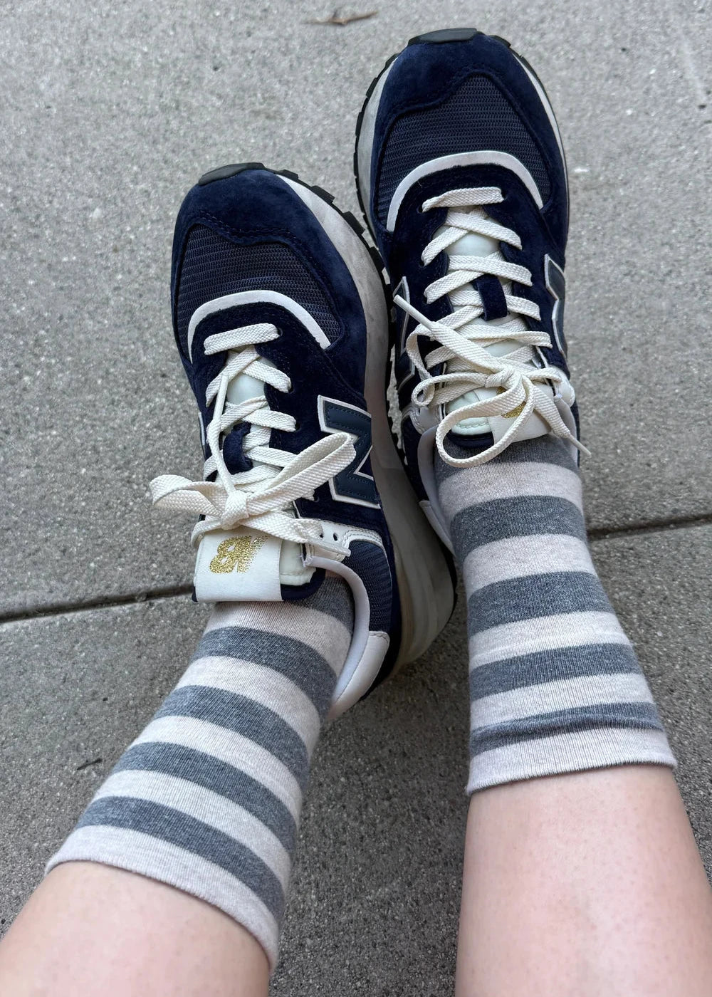 Le Bon Shoppe Wide Wally Socks in Grey