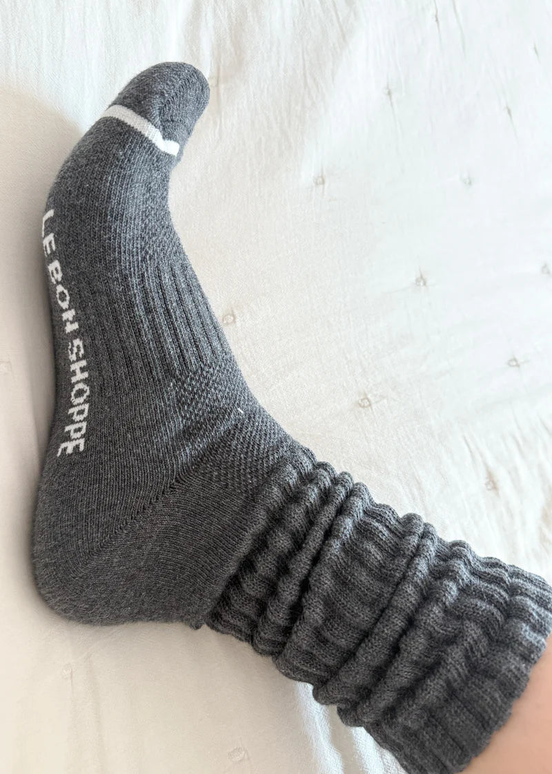 Le Bon Shoppe Ballet Socks in Charcoal