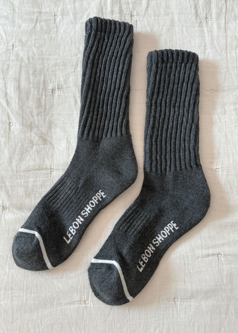 Le Bon Shoppe Ballet Socks in Charcoal