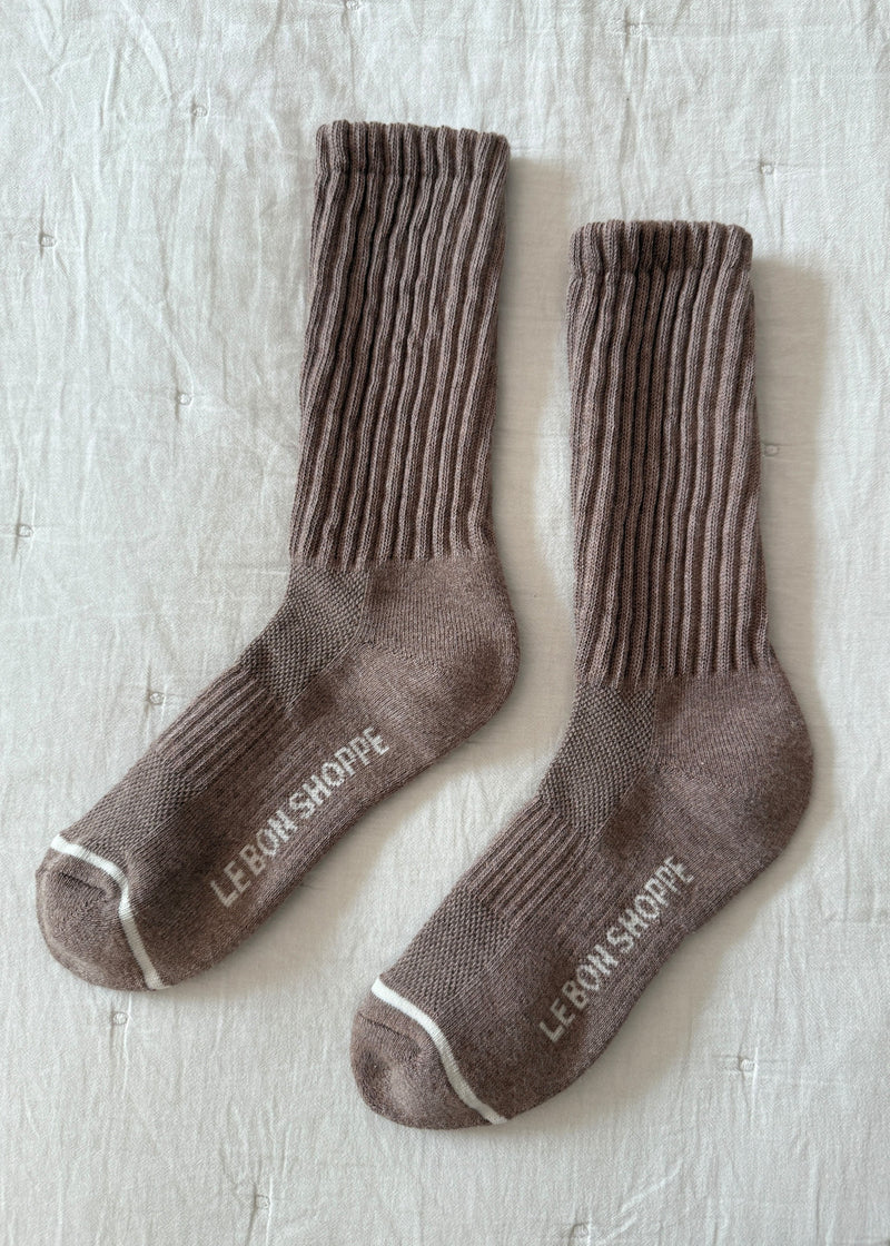 Le Bon Shoppe Ballet Socks in Mocha Mousse