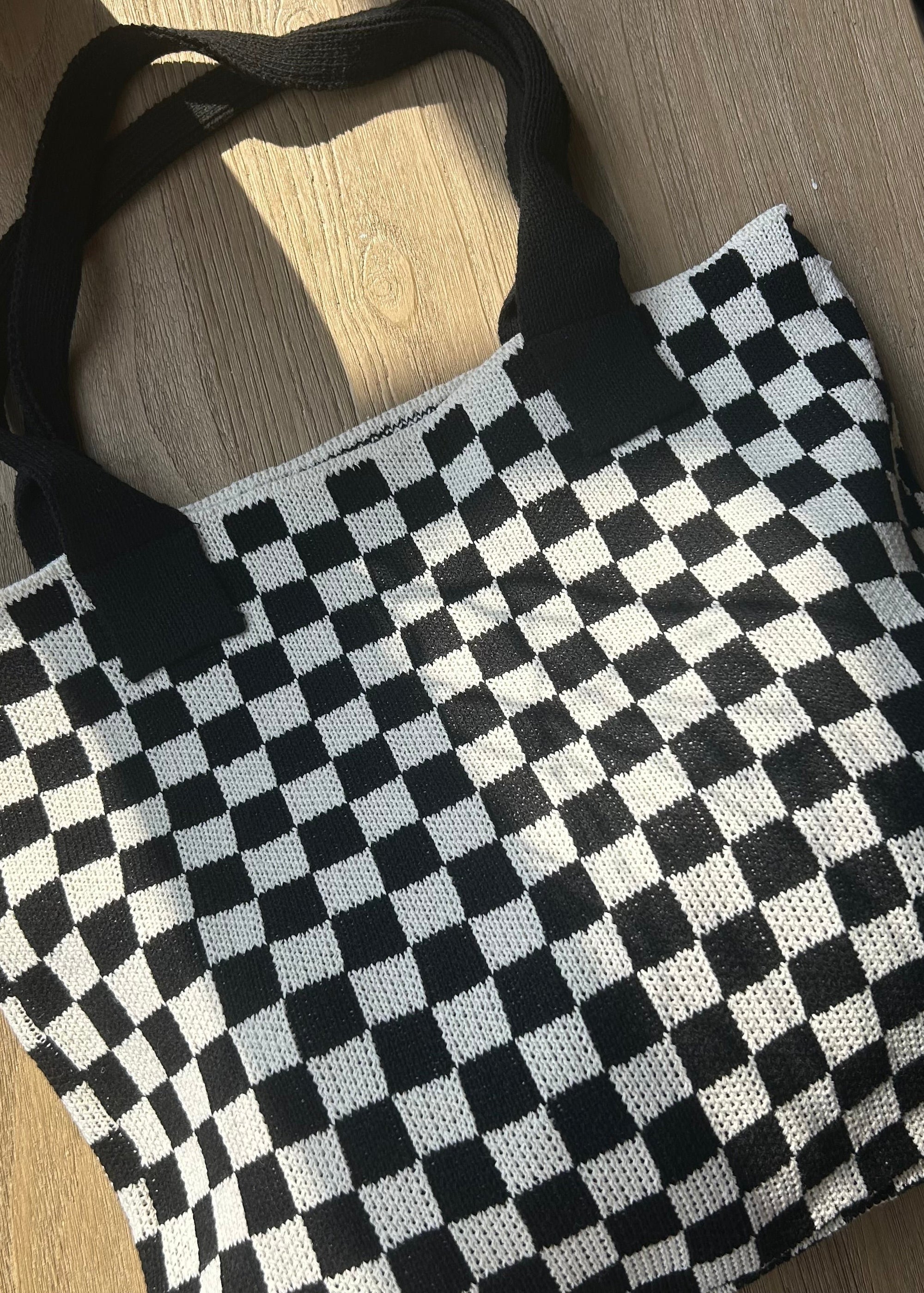 Checkered Tote