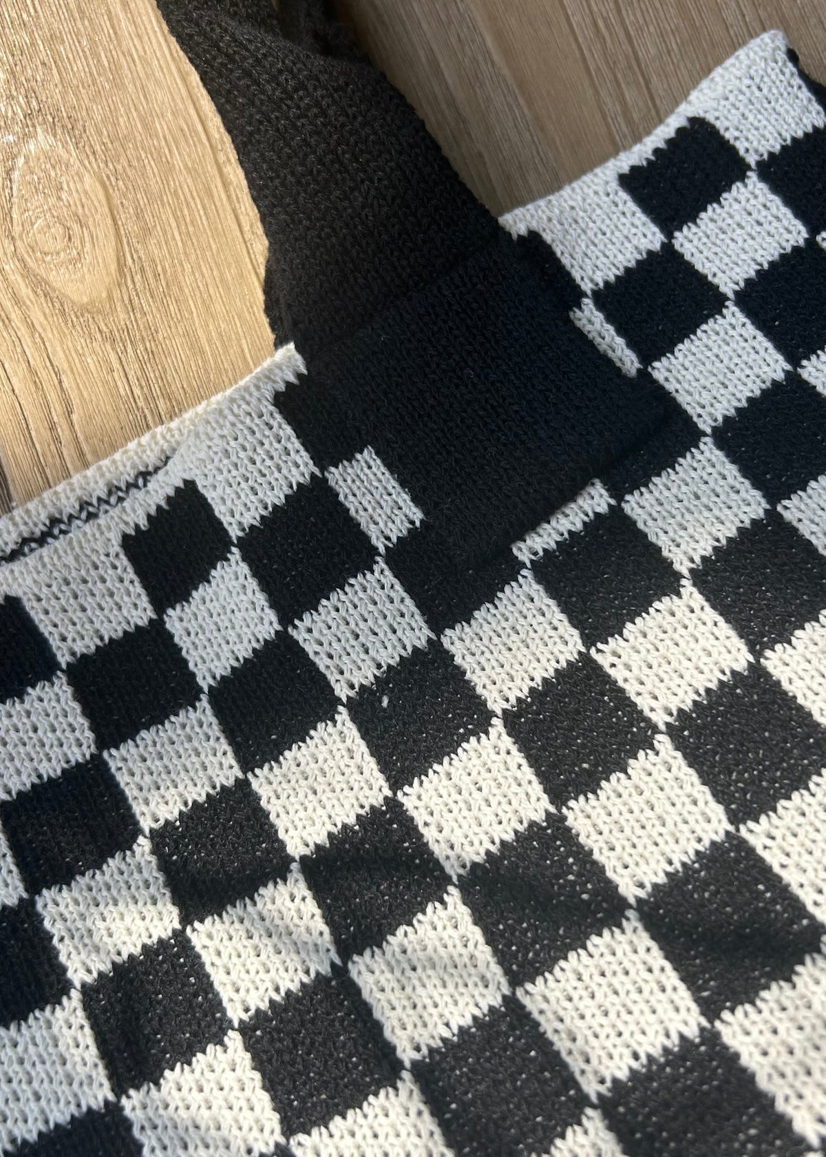 Checkered Tote