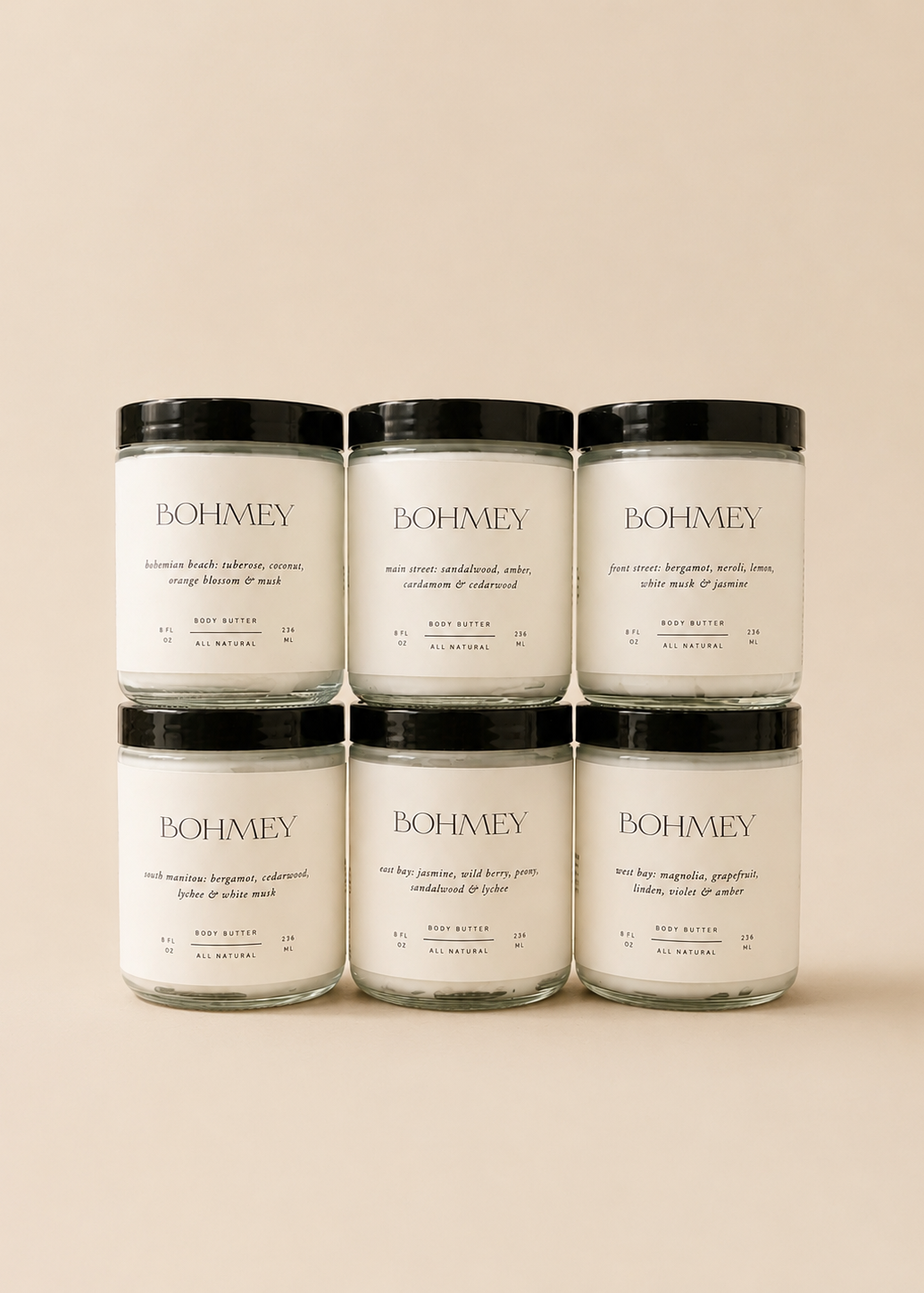 Bohmey West Bay Natural Body Butter