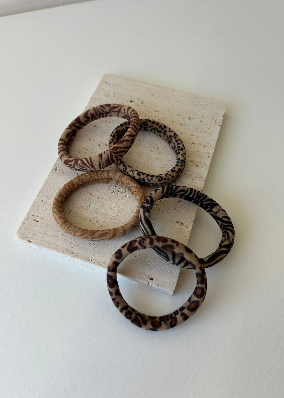 Cheetah Hair Tie Set