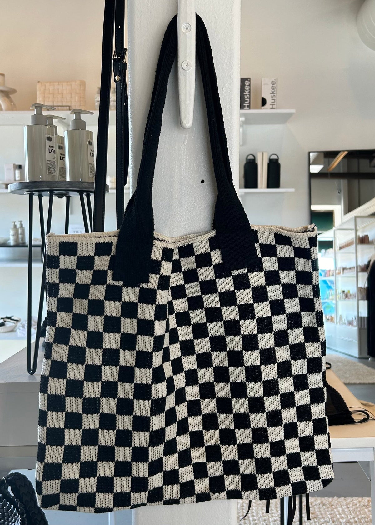 Checkered Tote