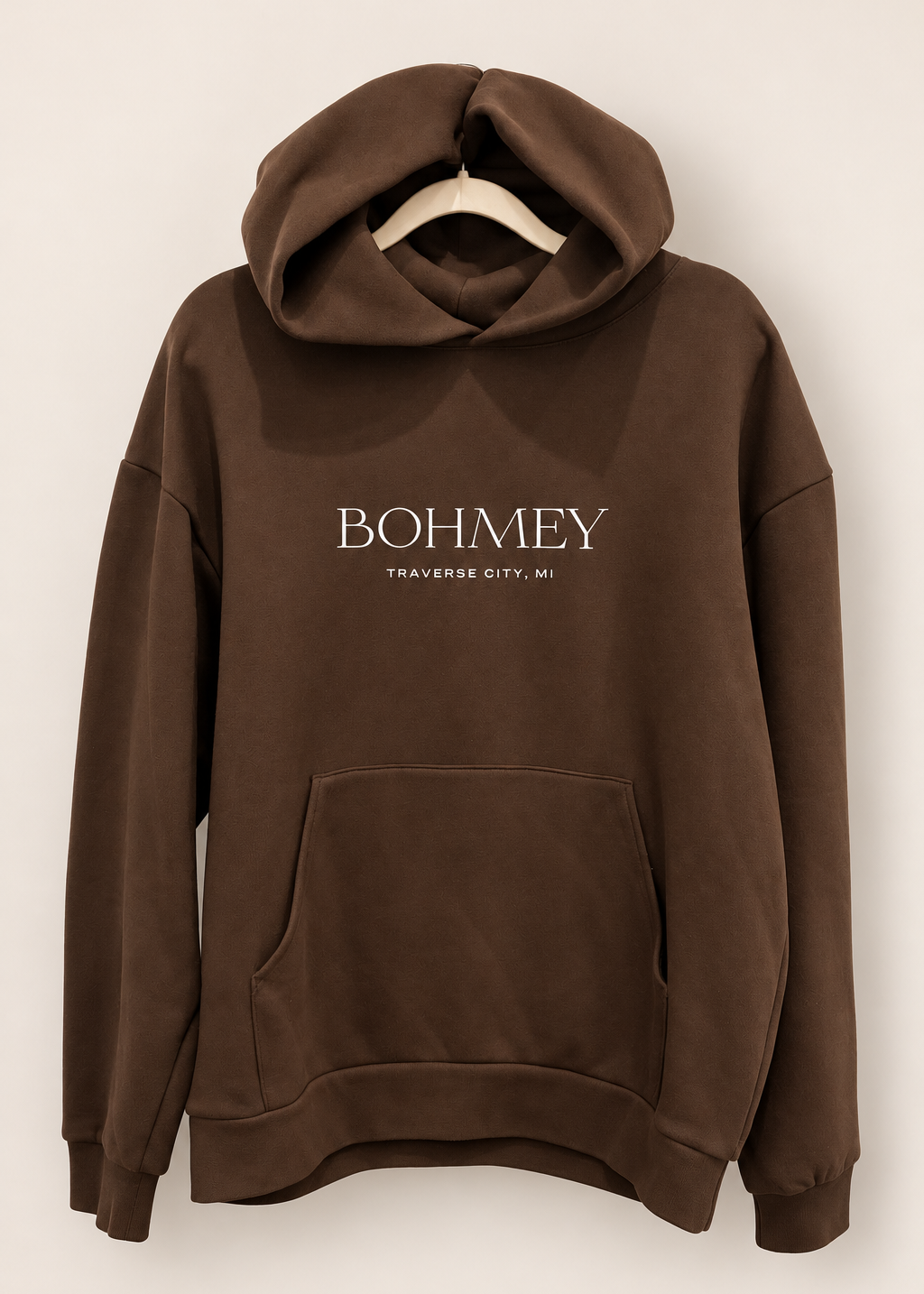 Bohmey Traverse City Hoodie – Chocolate Brown