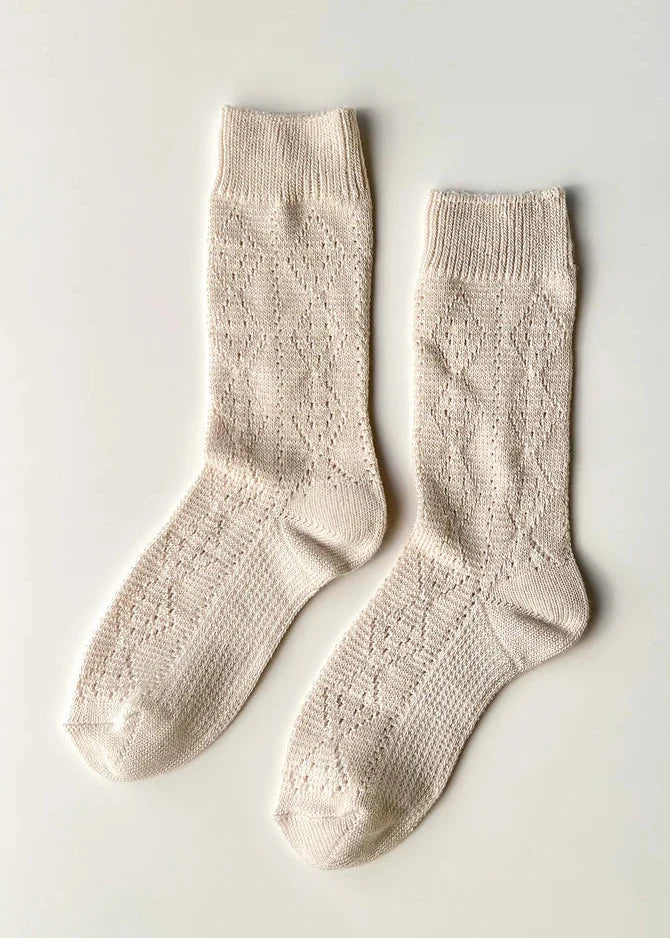 Le Bon Shoppe Modal Eyelet Socks