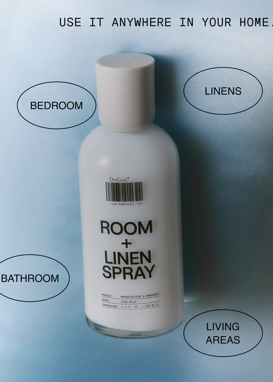 DedCool Room and Linen Spray in Xtra Milk