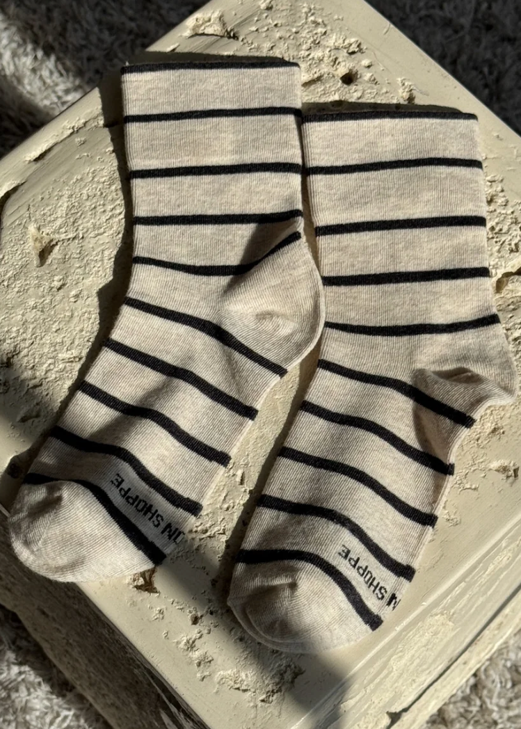 Le Bon Shoppe Wally Socks in Grain