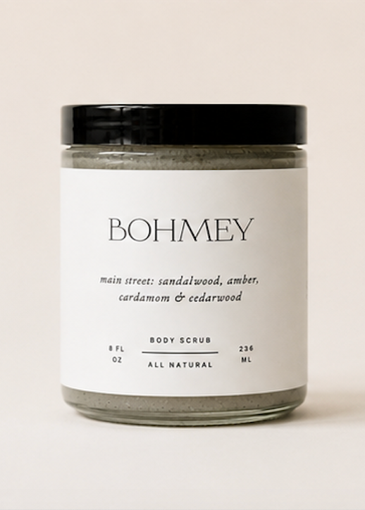 Bohmey Main Street Natural Body Scrub