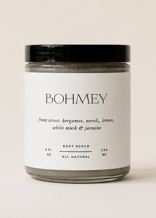 Bohmey Front Street Natural Body Scrub