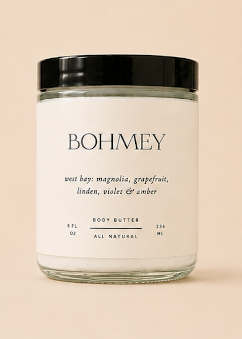 Bohmey West Bay Natural Body Butter