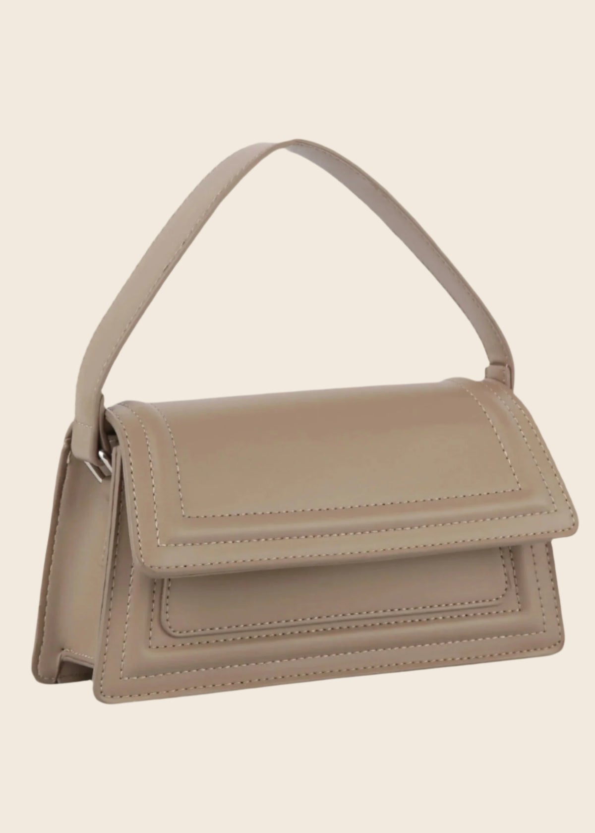 Hailee Top Handle Crossbody Bag in Stone