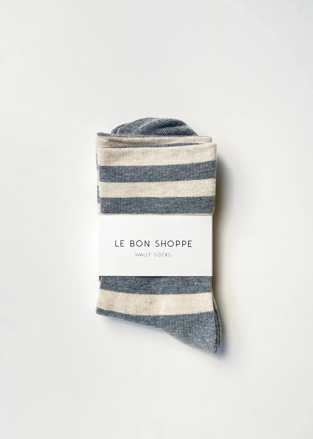 Le Bon Shoppe Wide Wally Socks in Grey