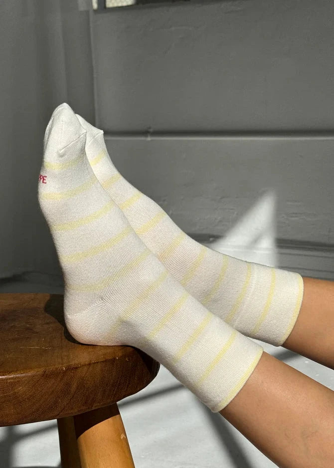 Le Bon Shoppe Wally Socks in Lemon