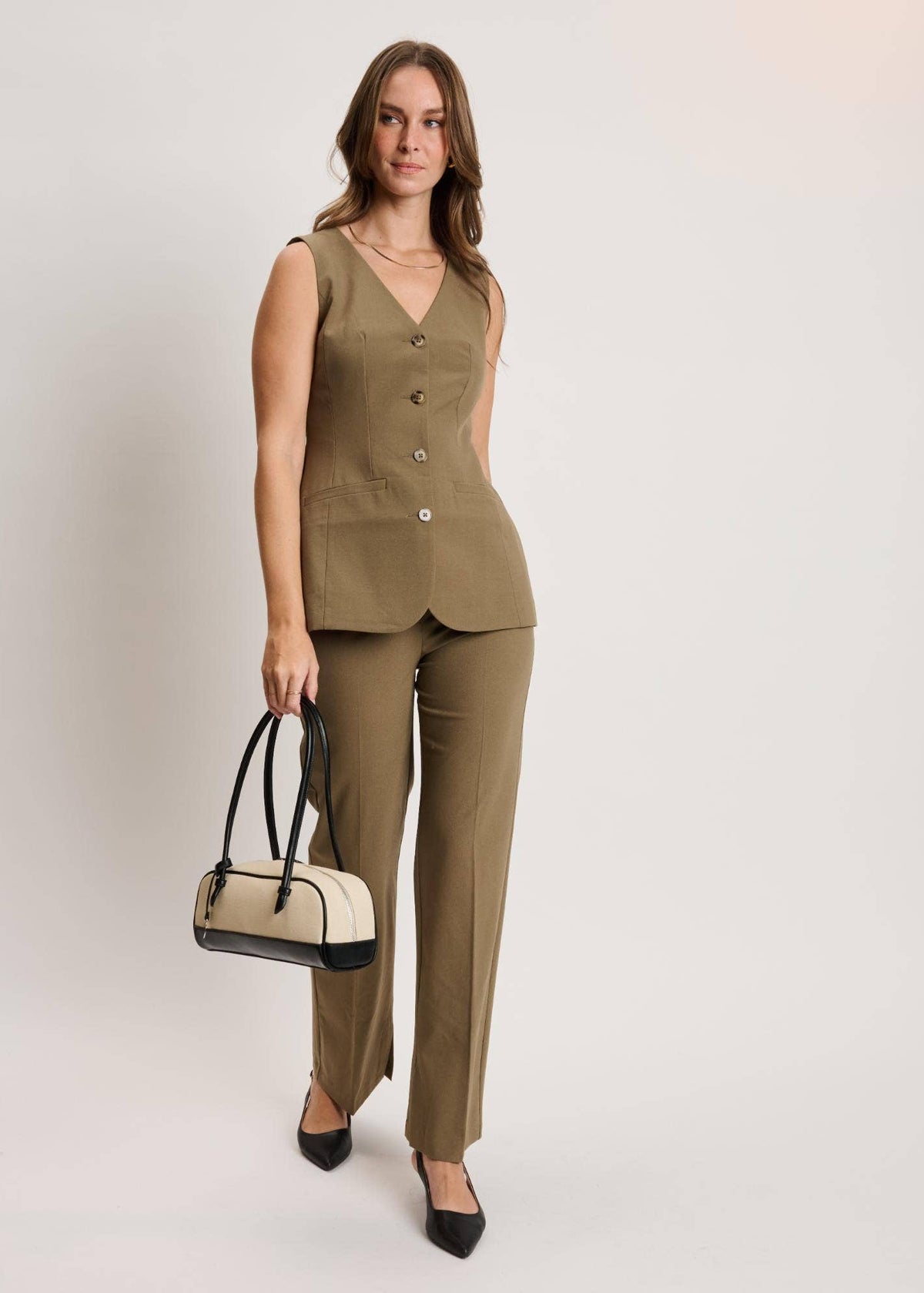 Moda Luxe Paloma Canvas Shoulder Bag