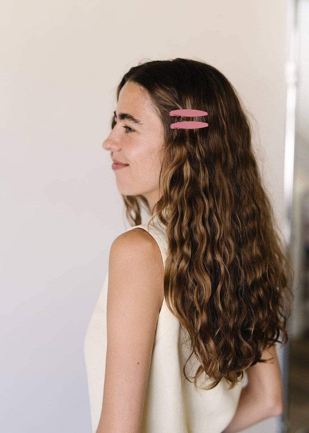 Nat + Noor Celine Hair Clips - Seashell Pink