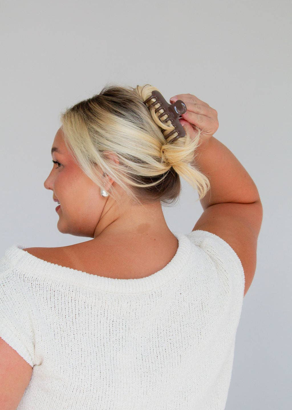 Classic Sleek Rectangle Claw Clip