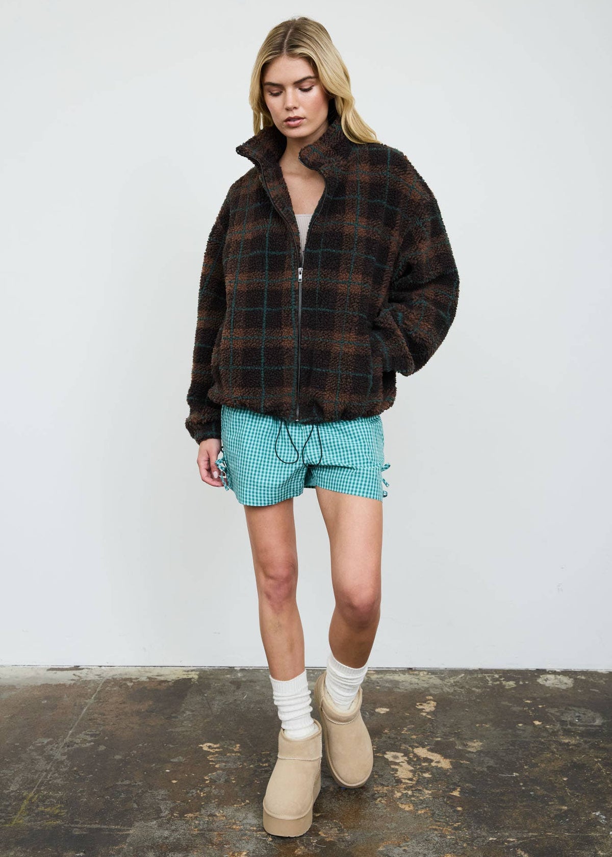 Marlow Sherpa Zip Up Fleece
