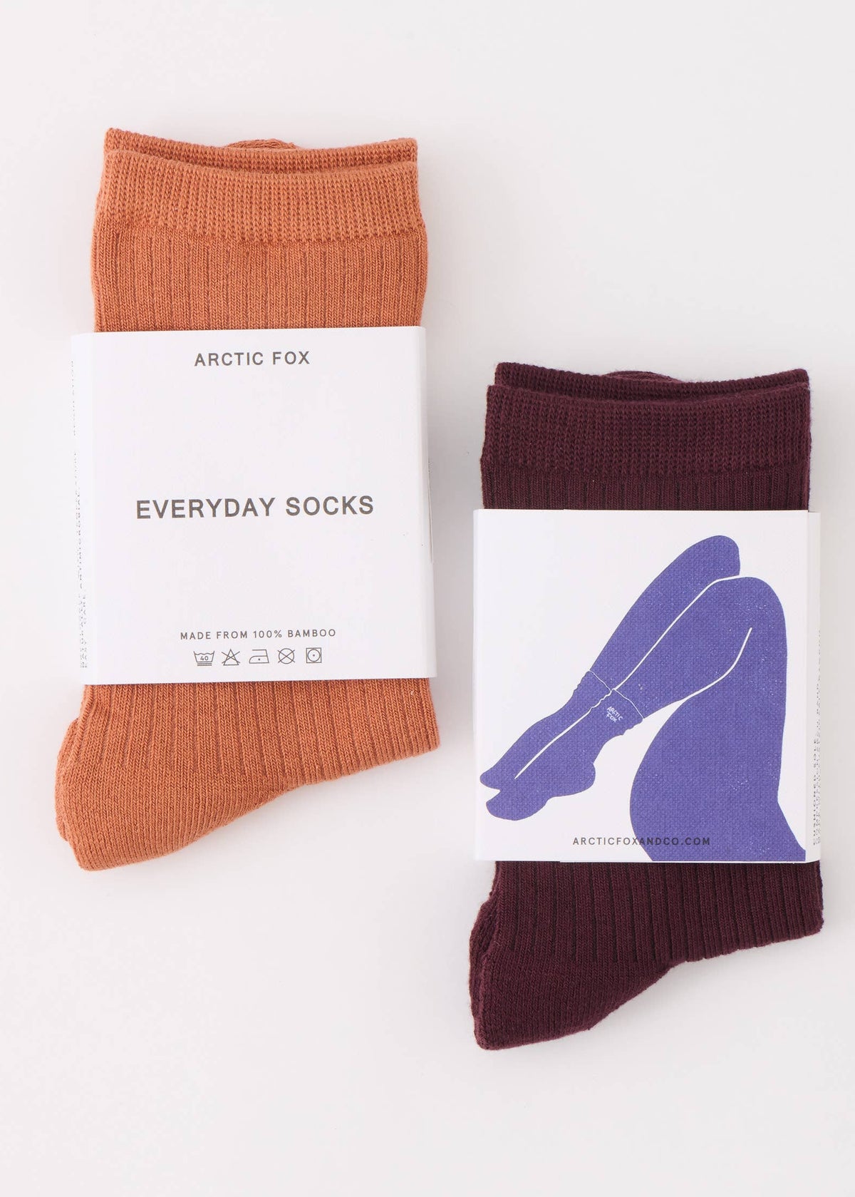 Arctic Fox The Everyday Socks in Plum