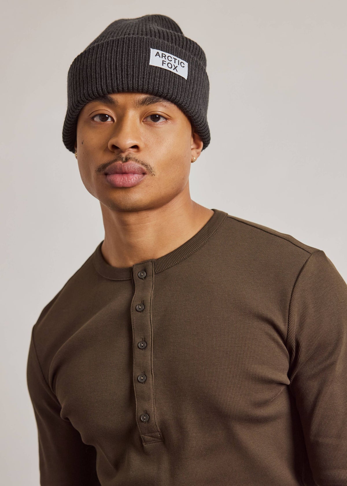 Arctic Fox Recycled Bottle Beanie in Black