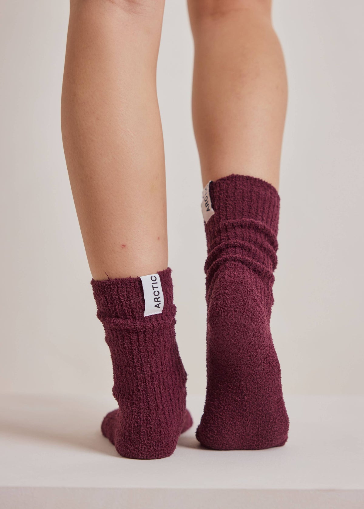 Arctic Fox Cosy Socks in Cherry