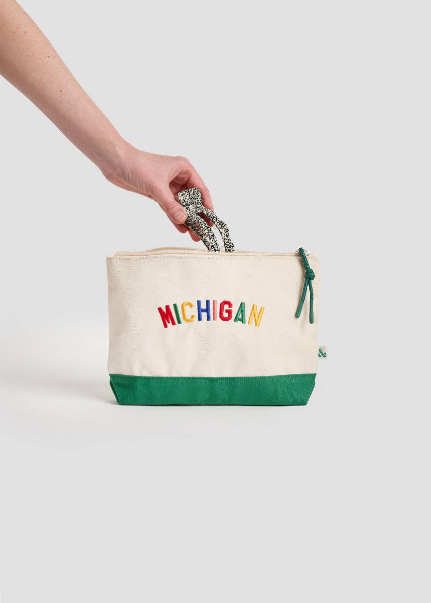 Michigan Icons Pouch