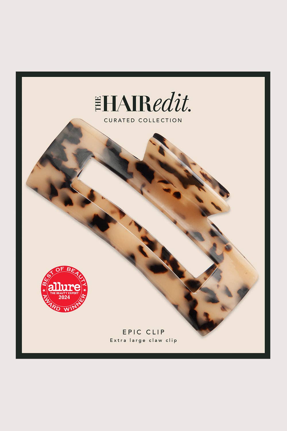 Extra Large Epic Hair Clip in Tortoise