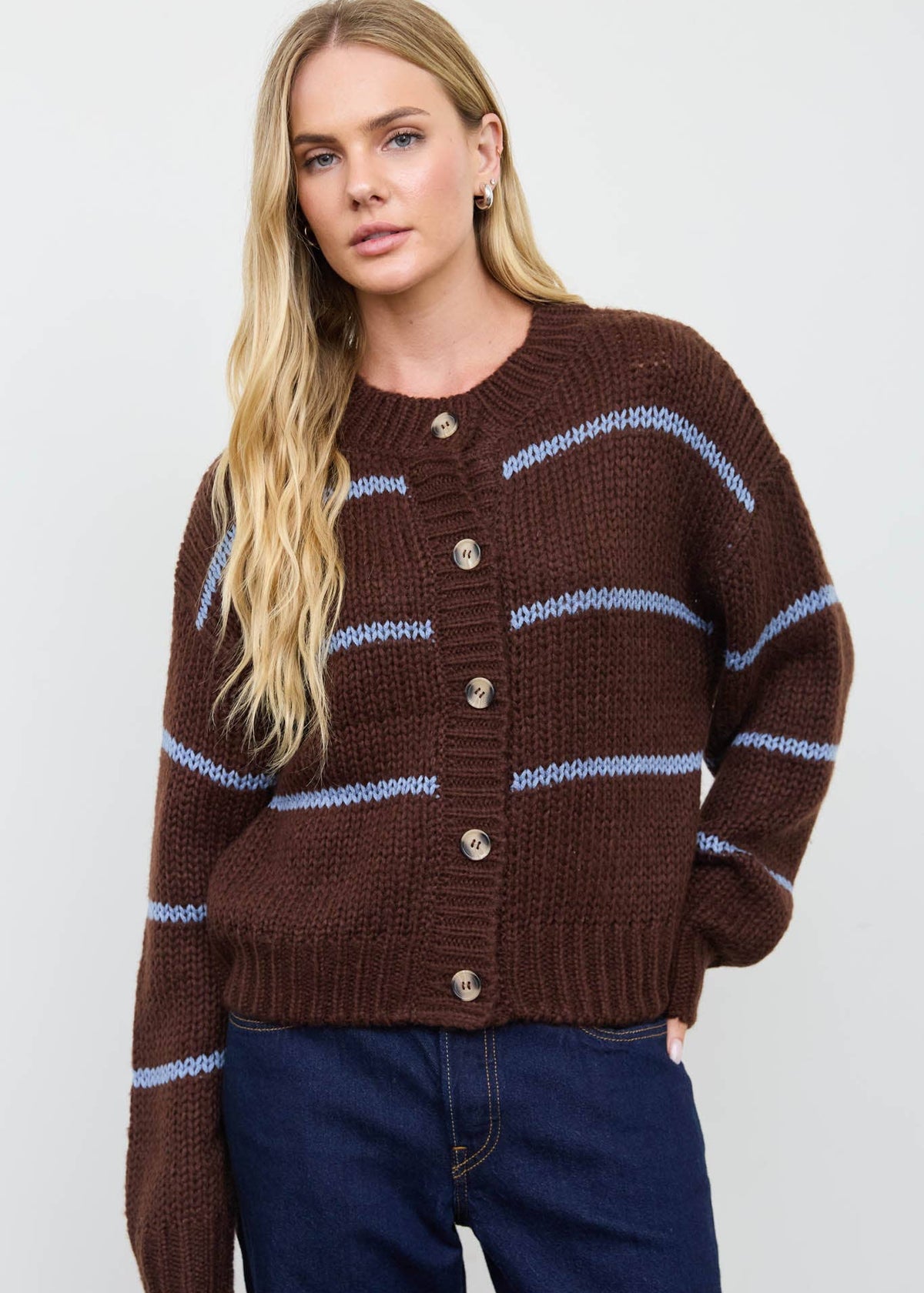 Jackie Striped Cardigan