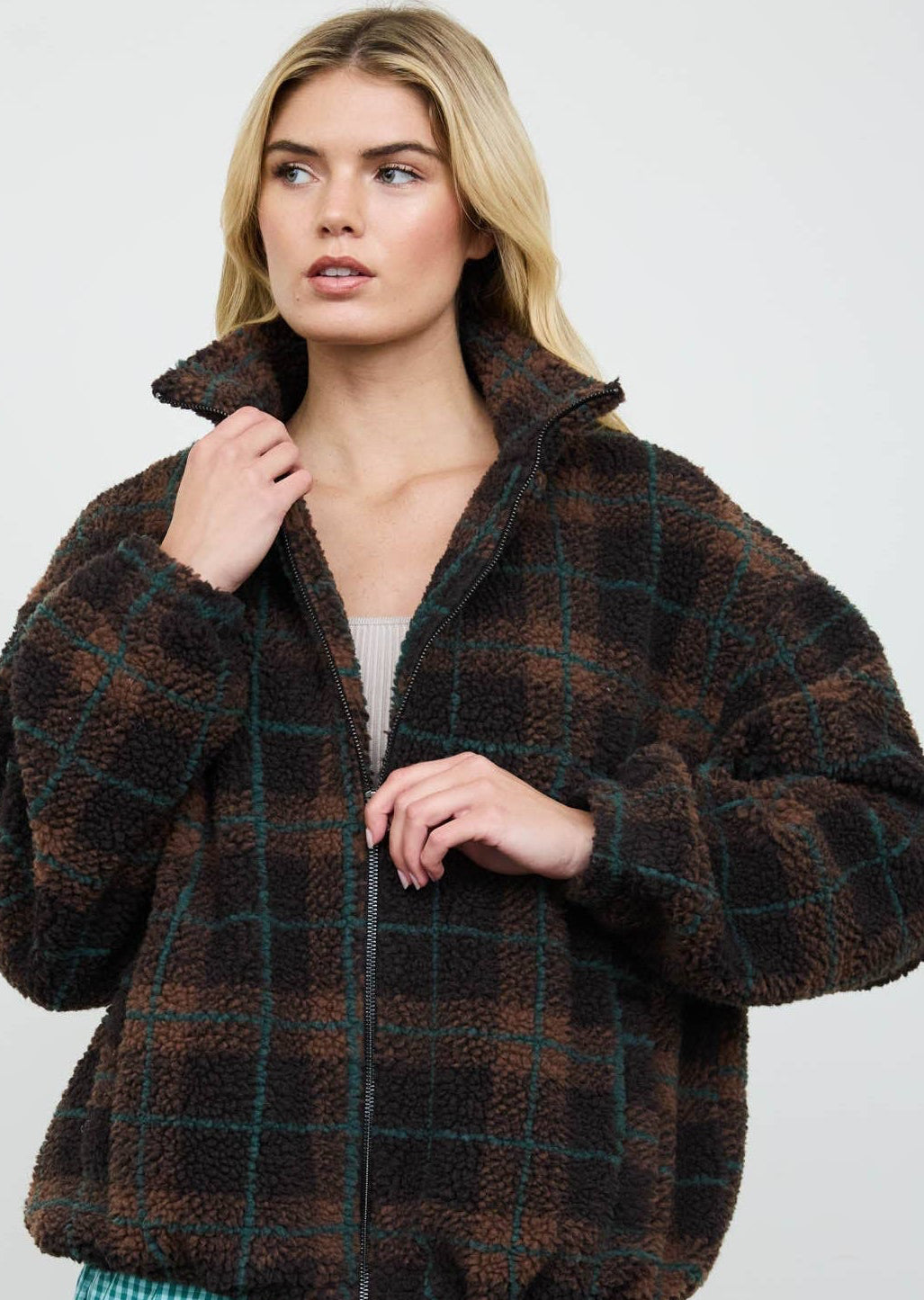 Marlow Sherpa Zip Up Fleece