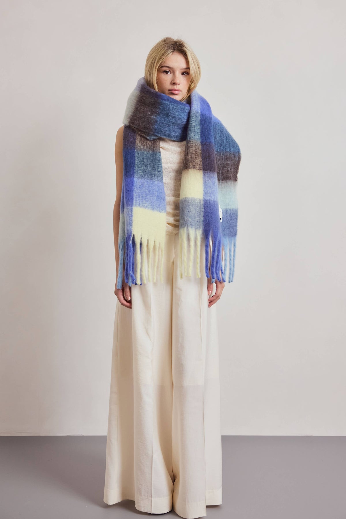 Arctic Fox The Reykjavik Scarf in Blue