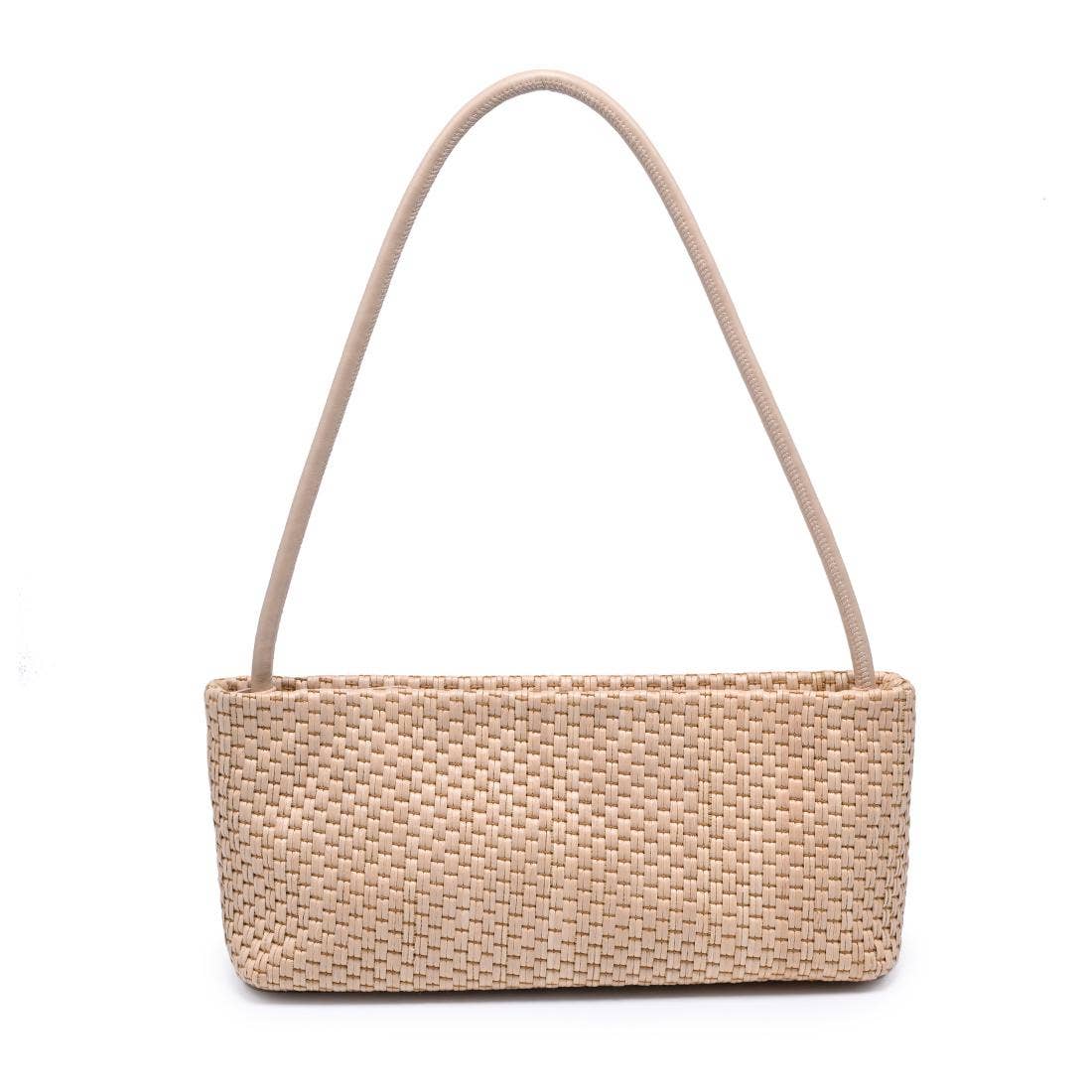 Moda Luxe Lucy Natural Woven Shoulder Bag